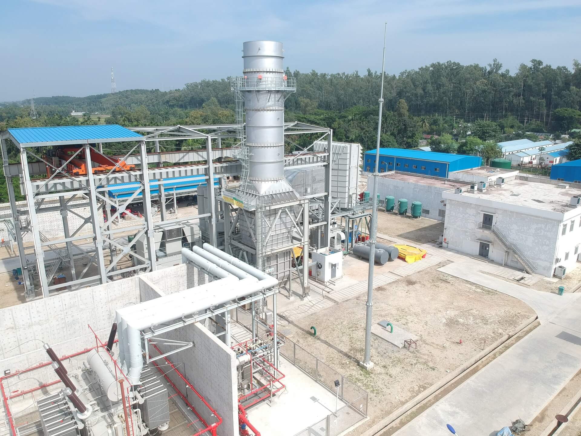 孟加拉沙吉巴扎100MW 单循环燃气电厂项目